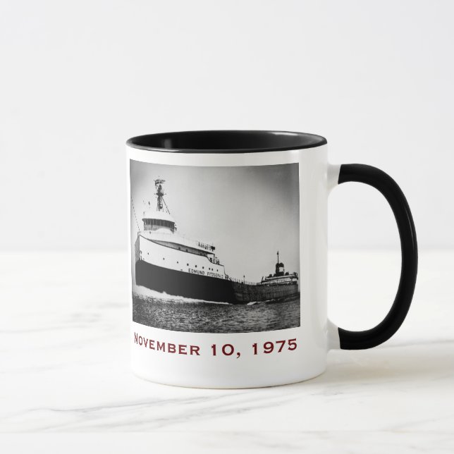 The Edmund Fitzgerald with Crew Names Mug (Right)