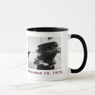 The Edmund Fitzgerald with Crew Names Mug