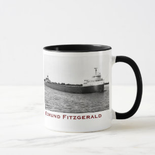 The Edmund Fitzgerald with Crew Names Mug