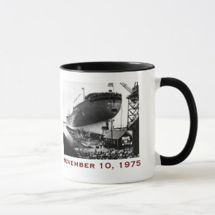 The Edmund Fitzgerald with Crew Names Mug