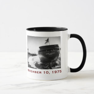 The Edmund Fitzgerald with Crew Names Mug