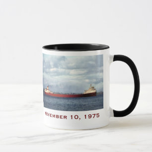 The Edmund Fitzgerald with Crew Names Mug