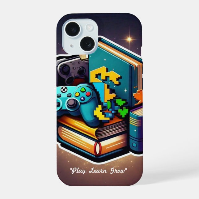 "The Education Arcade" iPhone 15 Case (Back)