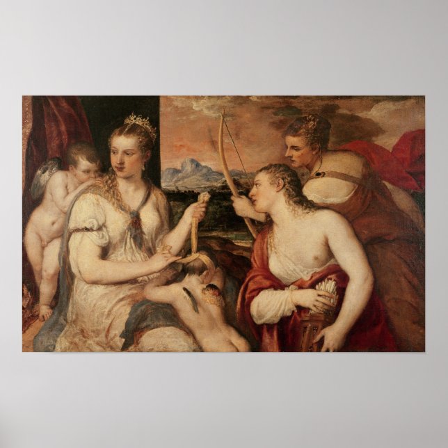The Education of Cupid, c.1565 Poster (Front)