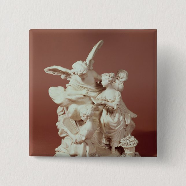 The Education of Love 2 Inch Square Button (Front)