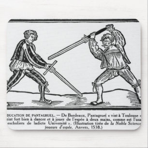 The Education of Pantagruel, illustration Mouse Pad