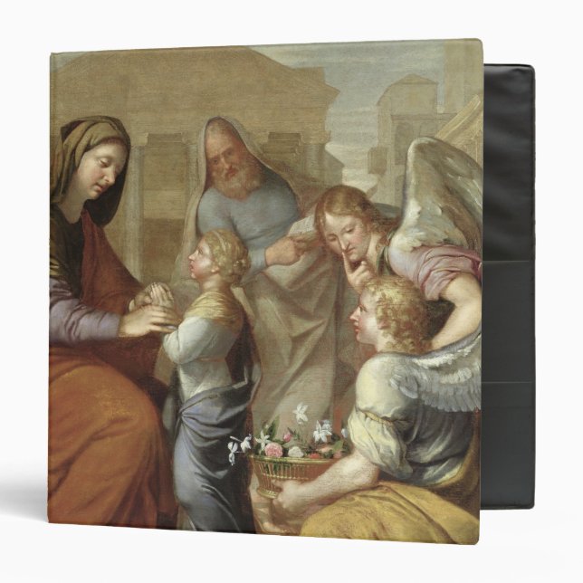 The Education of the Virgin, 1658 Binder (Front/Inside)