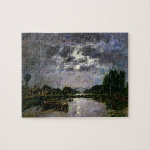 The Effect of the Moon, 1891 (oil on canvas) Jigsaw Puzzle