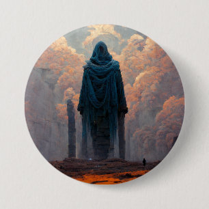 The Effigy Fantasy Sci-Fi Art 3 Inch Round Button