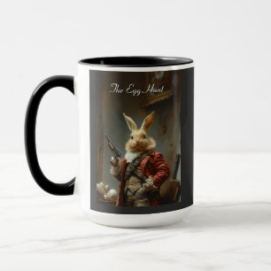 The Egg Hunt Funny Steampunk Easter Bunny Mug