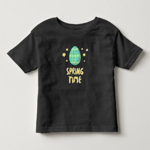 The Egg says it’s Spring Time Toddler T-shirt