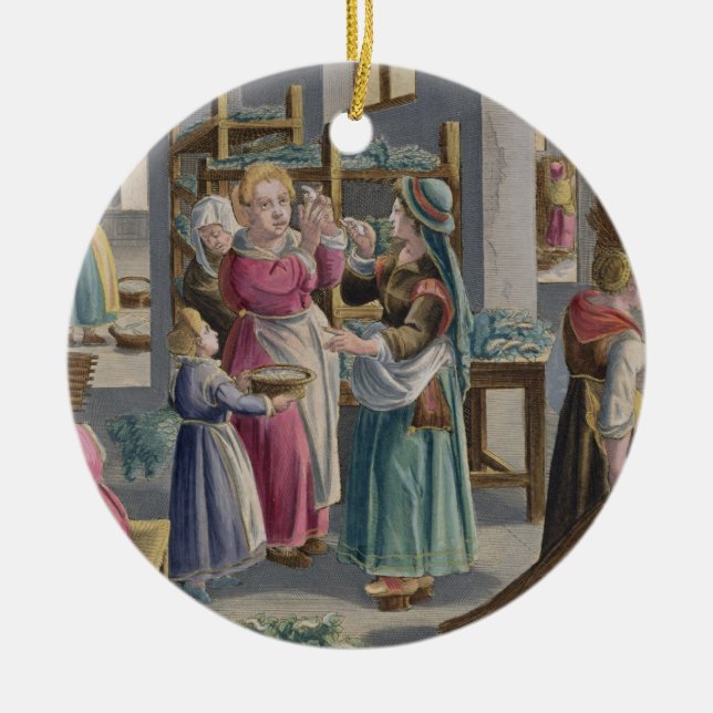 The Eggs Duly Hatch into Worms, they are Covered b Ceramic Ornament (Front)