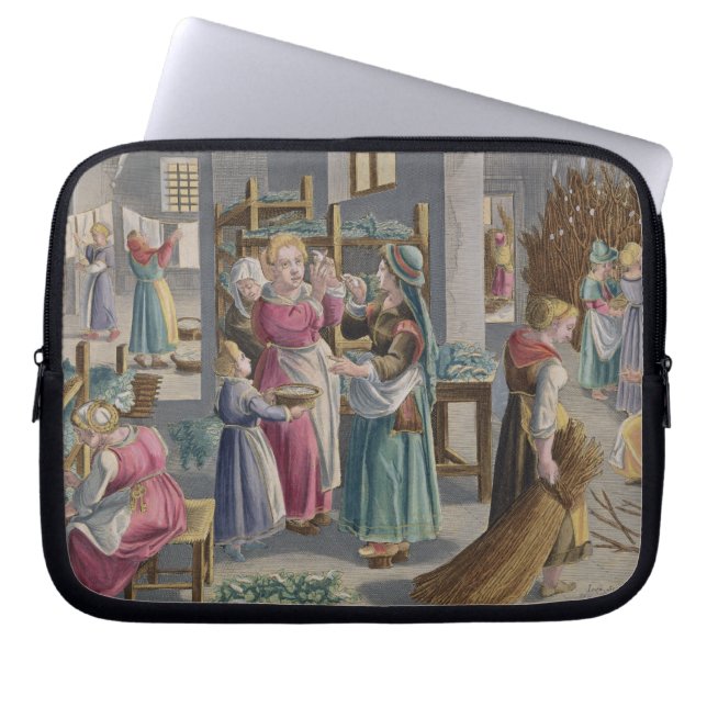 The Eggs Duly Hatch into Worms, they are Covered b Laptop Sleeve (Front)