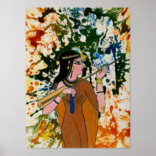 The Egyptian Enchantress by Michael Moffa Poster