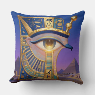 The Egyptian Eye´2 Throw Pillow
