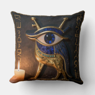 The Egyptian Eye´2 Throw Pillow