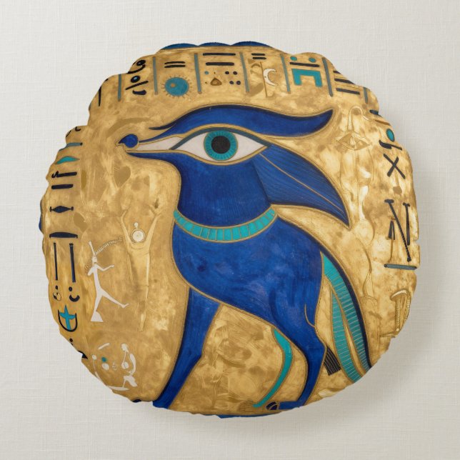 The Egyptian Eye´3 Round Pillow (Front)