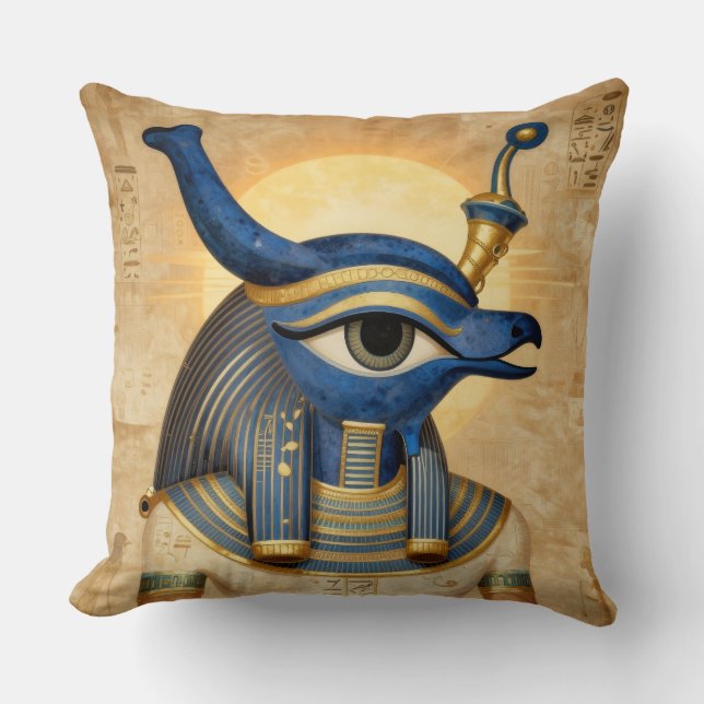 The Egyptian Eye´4 Throw Pillow (Front)