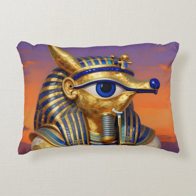 The Egyptian Eye´5 Accent Pillow (Front)