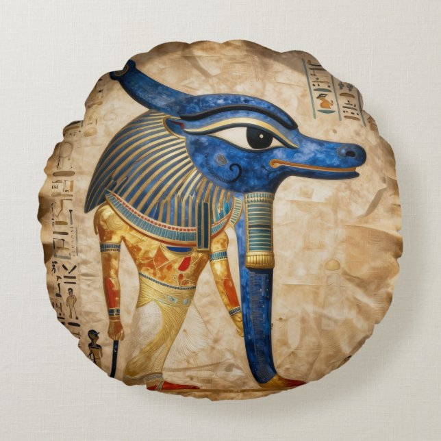 The Egyptian Eye´5 Round Pillow (Front)