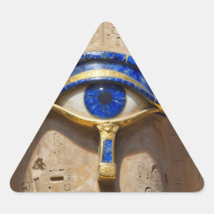 The Egyptian Eye´6 Triangle Sticker