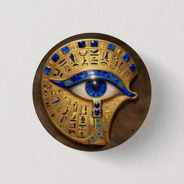 The Egyptian Eye´7 1 Inch Round Button (Front)