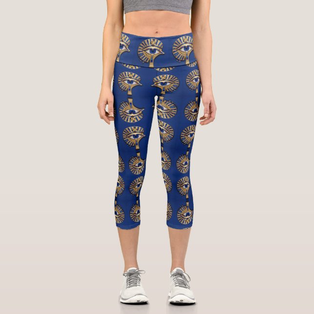The Egyptian Eye´8 Capri Leggings (Front)