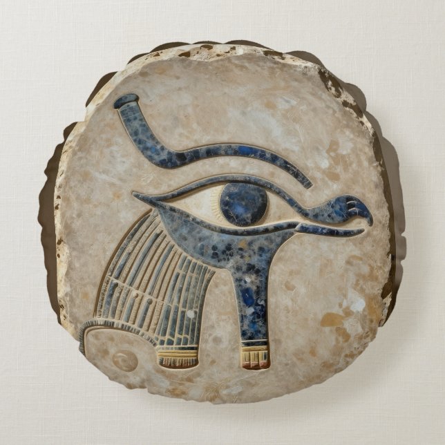 The Egyptian Eye´8 Round Pillow (Front)