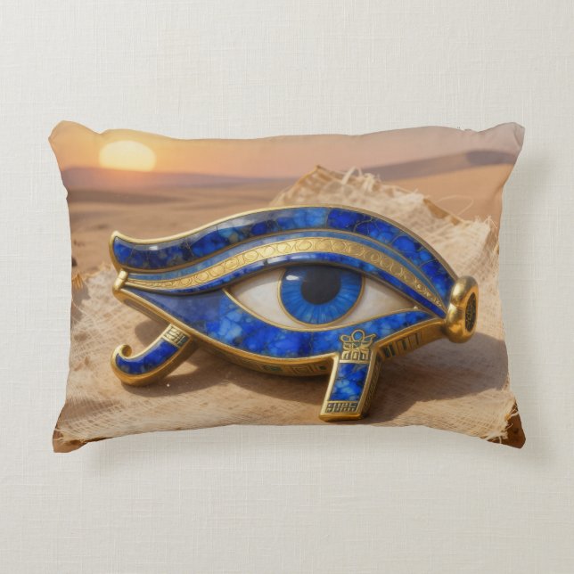 The Egyptian Eye´9 Accent Pillow (Front)