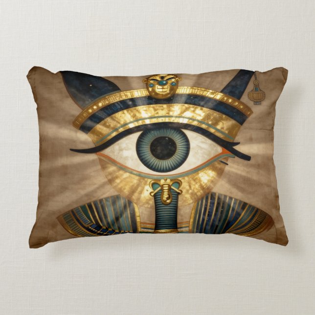 The Egyptian Eye´9 Accent Pillow (Front)