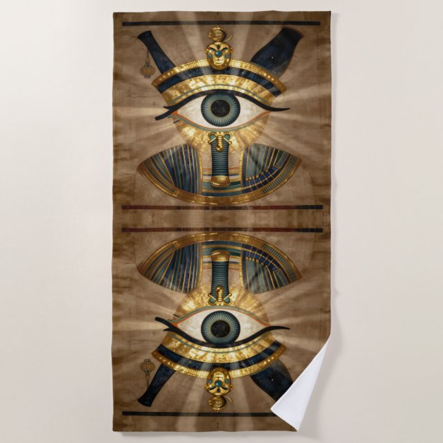 The Egyptian Eye´9 Beach Towel (Front)
