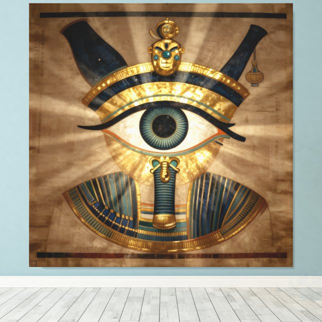 The Egyptian Eye´9 Canvas Print (Insitu(Wood Floor))