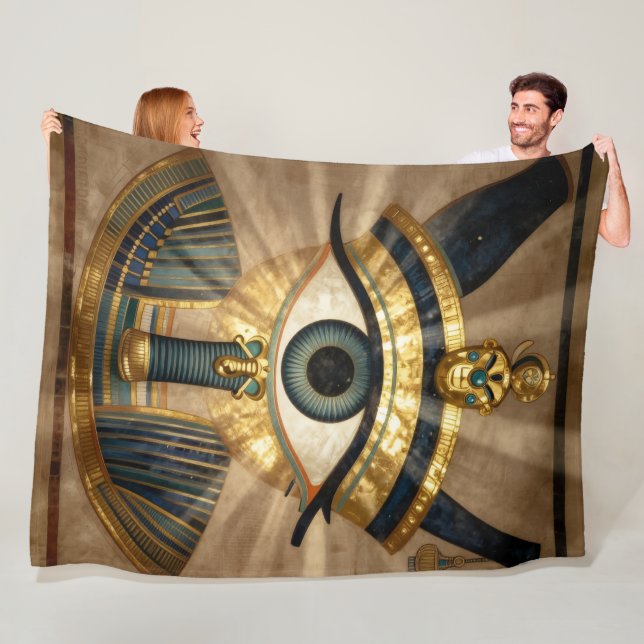 The Egyptian Eye´9 Fleece Blanket (In Situ)