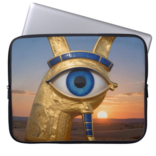 The Egyptian Eye  Laptop Sleeve (Front)