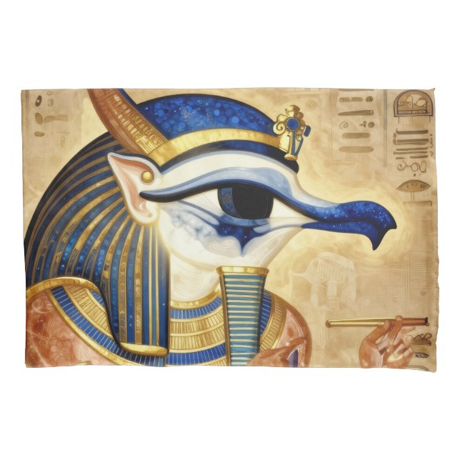 The Egyptian Eye Pillowcase (Front)