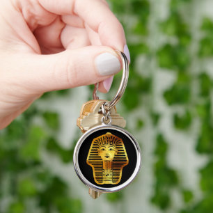 The Egyptian Golden Tutankhamun Mask Keychain