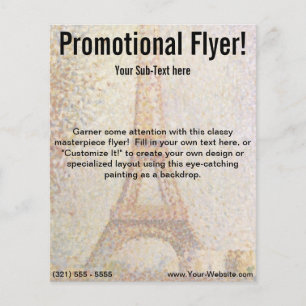 The Eiffel Tower by Georges Seurat Flyer