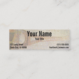The Eiffel Tower by Georges Seurat Mini Business Card