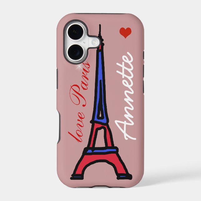 The Eiffel Tower custom name (Back)