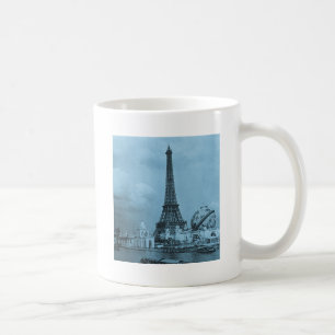 The Eiffel Tower from the Seine Paris 1900 Coffee Mug