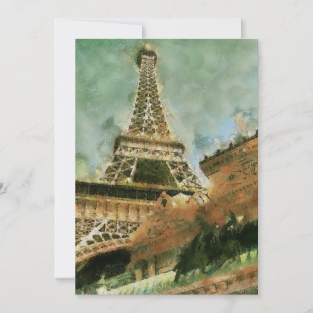 The Eiffel Tower Las Vegas Invitation (Front)