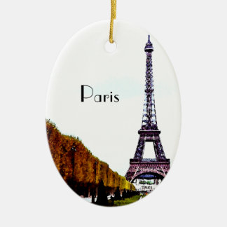 The Eiffel Tower - Paris Ceramic Ornament