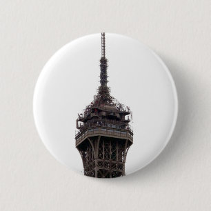 The Eiffel Tower Paris France 2 Inch Round Button