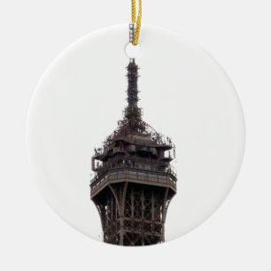 The Eiffel Tower Paris France Ceramic Ornament