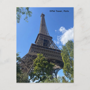 The Eiffel Tower, Paris, France Design Postcard