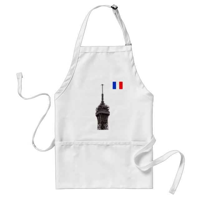 The Eiffel Tower Paris France Standard Apron (Front)