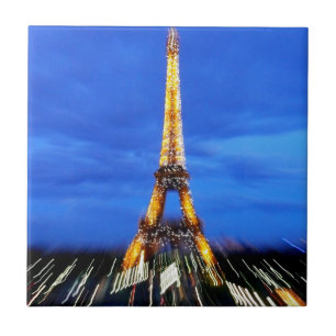 The Eiffel Tower Paris France Tile