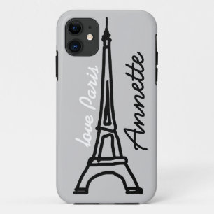 The Eiffel Tower personalized iPhone 11 Case