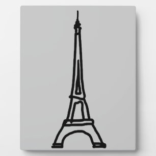 The Eiffel Tower Plaque
