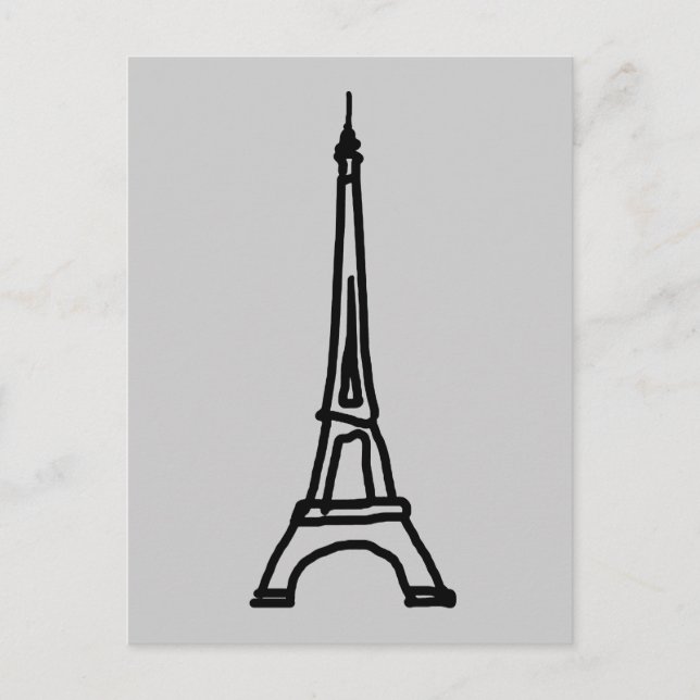 The Eiffel Tower Postcard (Front)